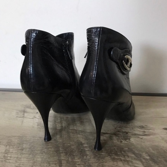 CELINE Patent Leather Ankle Boot 38.5 - Picture 6 of 15